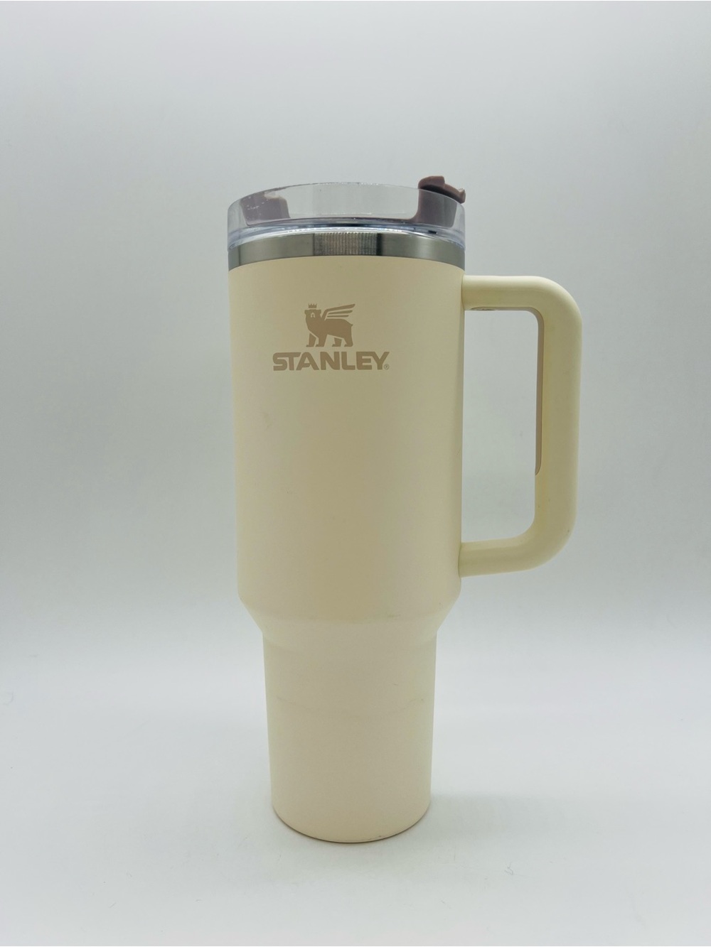 Stanley Cream Insulated Travel Mug with Handle 40 Ounces